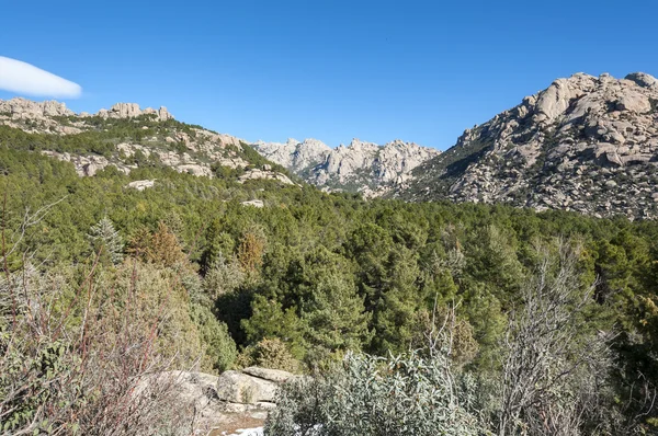 Uitzicht op La Pedriza van Canto Cochino — Stockfoto