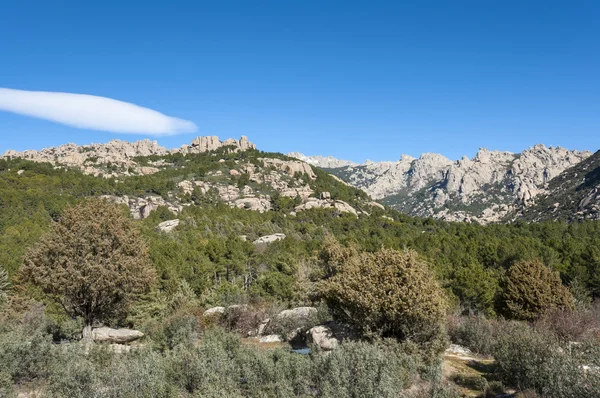 La Pedriza gelen Canto Cochino görünümlerini — Stok fotoğraf