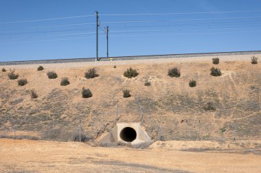 Madrid-Levante hızlı tren hattı menfez