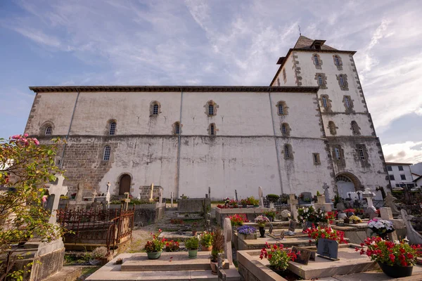 Sare France August 2017 Church Saint Martin Village Sare Pyrnes — 图库照片