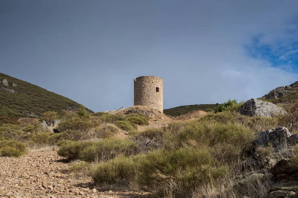 Old Wind Mill Mineral Grinding Its Construction Began Year 659 — Stock Photo, Image