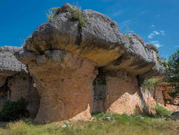 Geologiska Formationer Den Förtrollade Staden Cuenca Spanien — Stockfoto