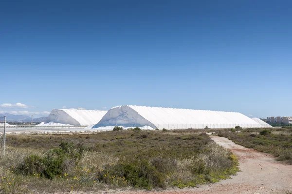 Saltworks de santa pola — Stok fotoğraf