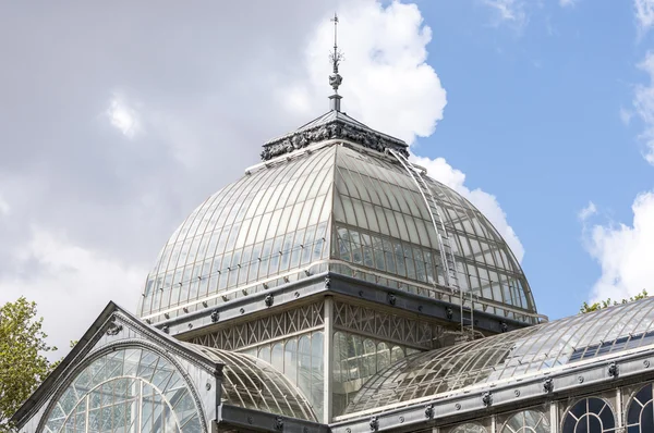 Detail of the windows of Crystal Palace — Stock Photo, Image