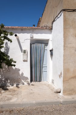 Geleneksel La Mancha içinde küçük bir köy evinde