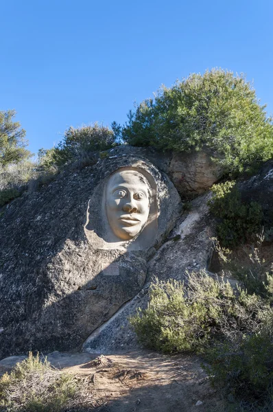 Skulpturer huggna på sandstenar — Stockfoto