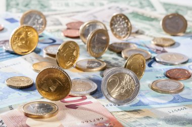 Avro banknotları ve paralar 