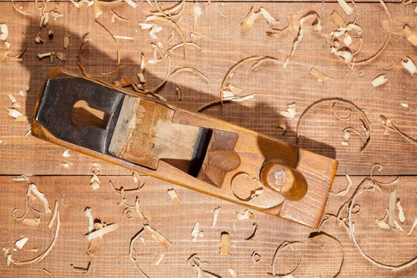 Trä rikthyvel verktyg — Stockfoto