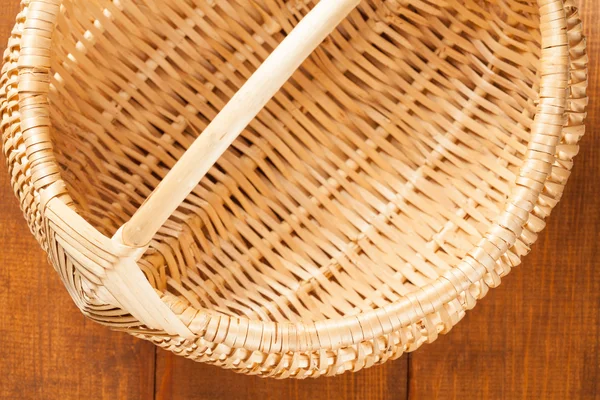 Braided empty basket — Stock Photo, Image