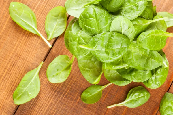 Fresh leaves of spinach — Stock Photo, Image