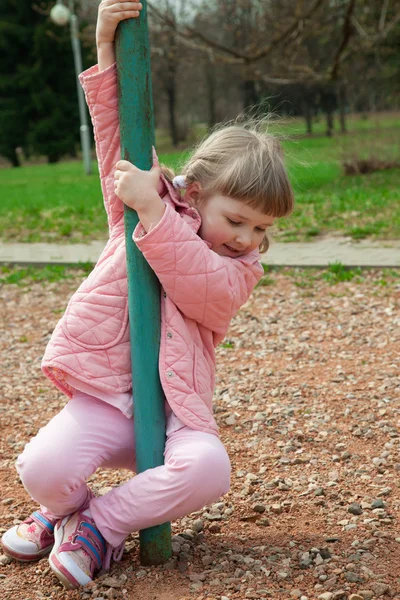 Active little child playing — Stock Photo, Image