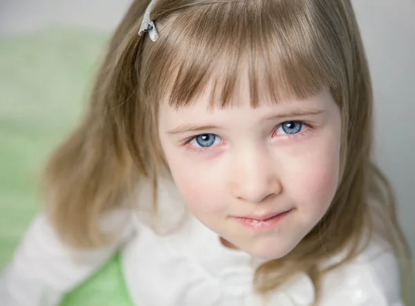 Portrait of a charming little girl — Stock Photo, Image