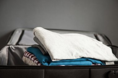 Bir seyahat bavul giyim