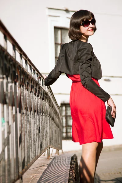 Happy smiling young woman — Stock Photo, Image