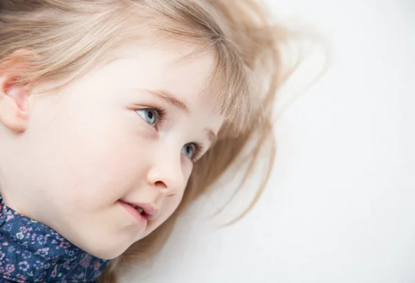 Portrait of a charming little girl — Stock Photo, Image