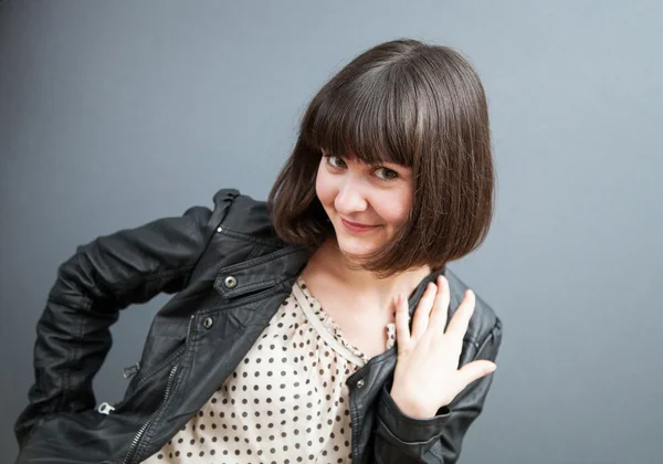 Portrait of a smiling beautiful girl — Stock Photo, Image