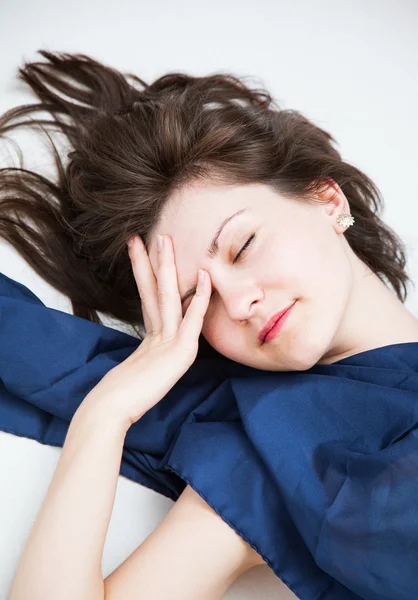 Portrait of a sleeping  beautiful girl — Stock Photo, Image
