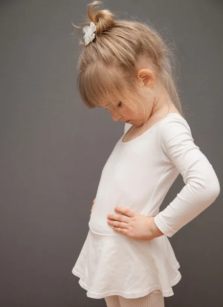 Graceful little ballerina — Stock Photo, Image