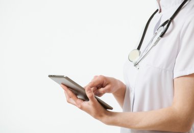 Doktor bir defterini kullanma