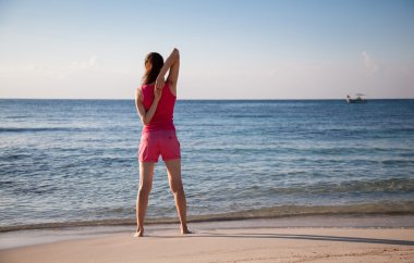 Egzersiz yapan kadın