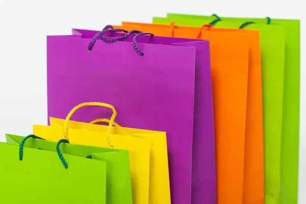 Multicolored shopping bags — Stock Photo, Image