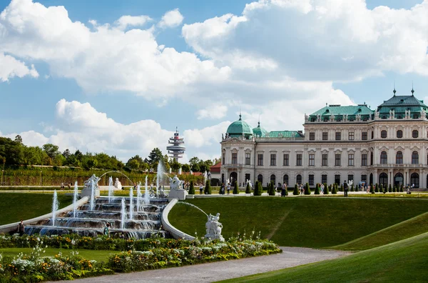 Magnifico Palazzo Belvedere a Vienna — Foto Stock