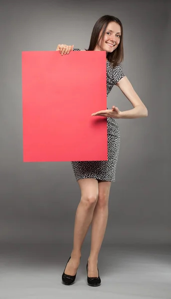 Mujer joven en vestido — Foto de Stock