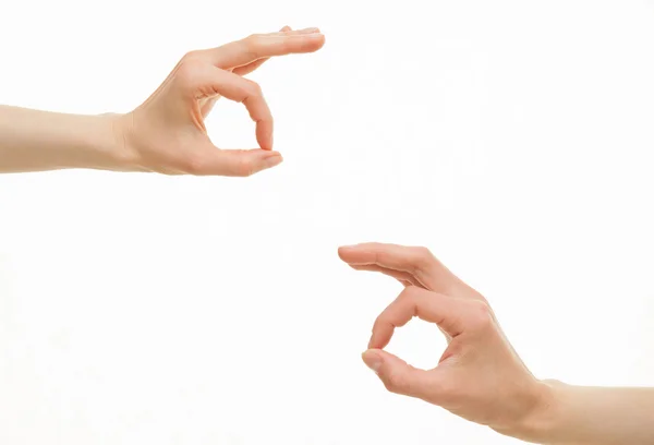 İnsan elinin iyi işaretler — Stok fotoğraf