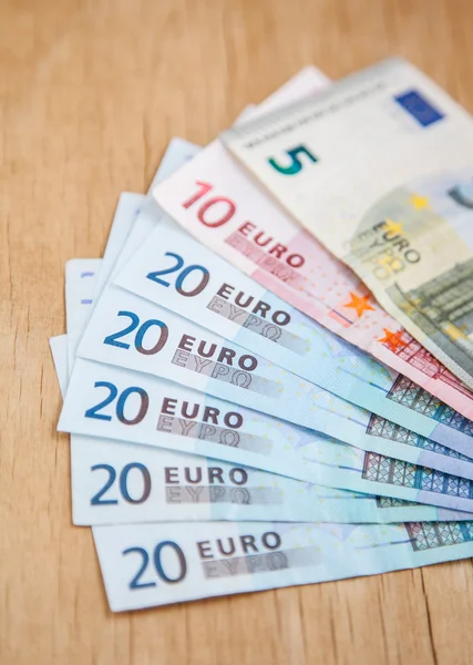 Hintergrund der Euro-Banknoten — Stockfoto