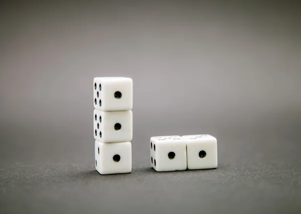 Five dice — Stock Photo, Image