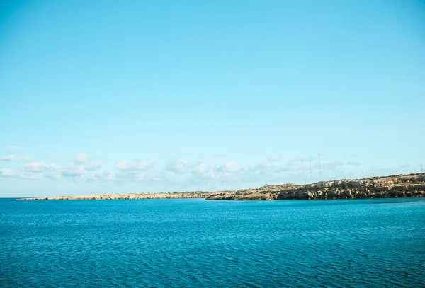 Морской пейзаж возле Голубой лагуны — стоковое фото