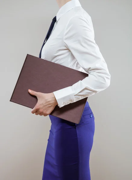 Businesswoman going away — Stock Photo, Image