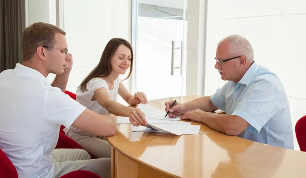 Business people during teamwork — Stock Photo, Image