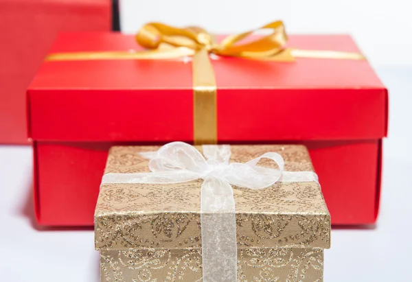 Schöne Geschenkboxen — Stockfoto