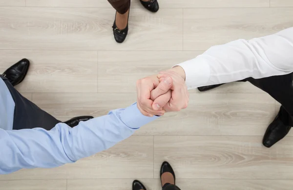 Hands demonstrating a gesture of a strife — Stock Photo, Image