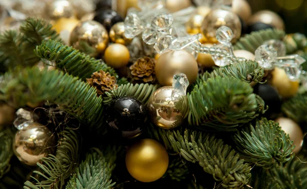 Fragmento en un árbol de Navidad — Foto de Stock