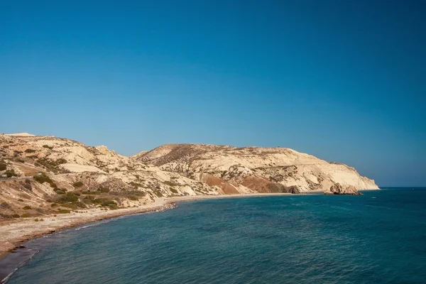 Weergave van Petra tou Romiou, Paphos — Stockfoto