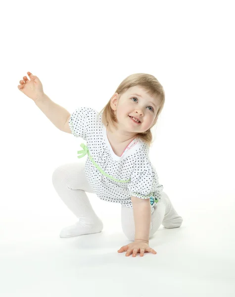 Baby girl playing — Stock Photo, Image
