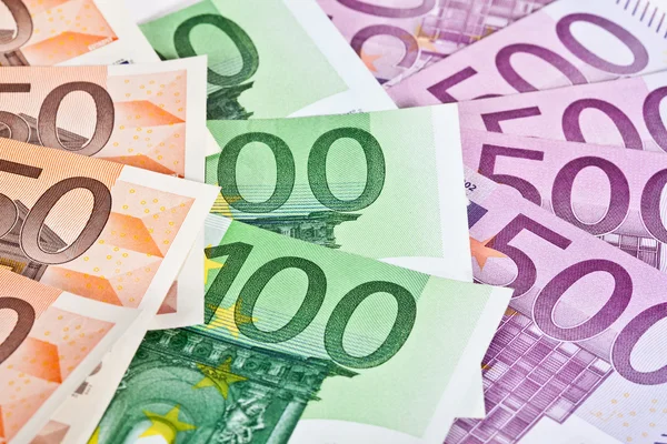 Euro waluty papierowej — Zdjęcie stockowe