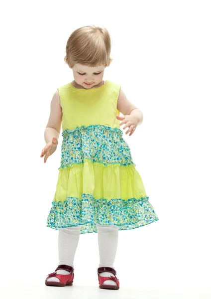 Little girl dancing — Stock Photo, Image