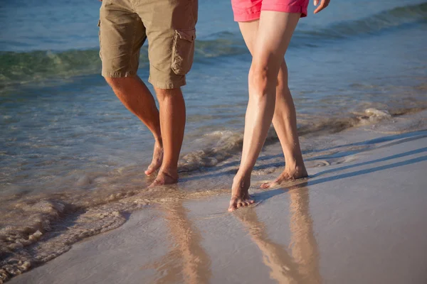 Legs of man and woman — Stock Photo, Image