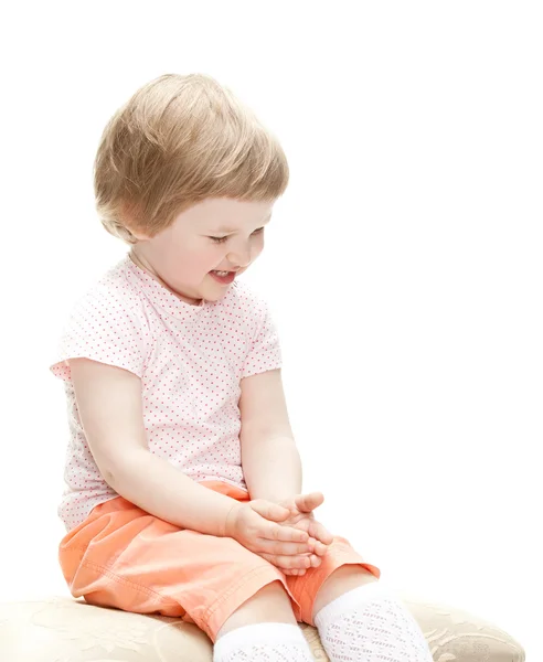 Smiling little girl — Stock Photo, Image