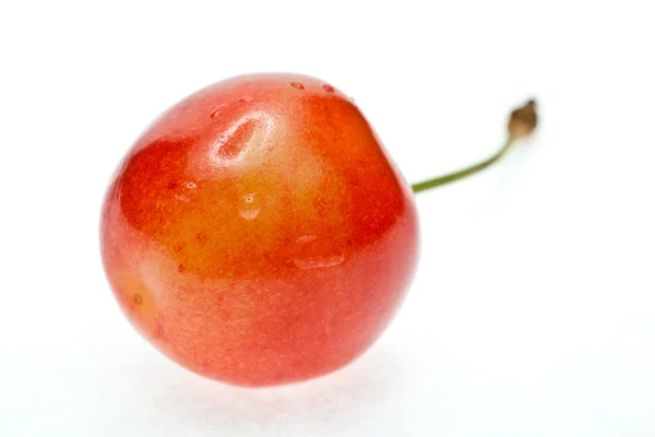 甜樱桃与滴 — 图库照片