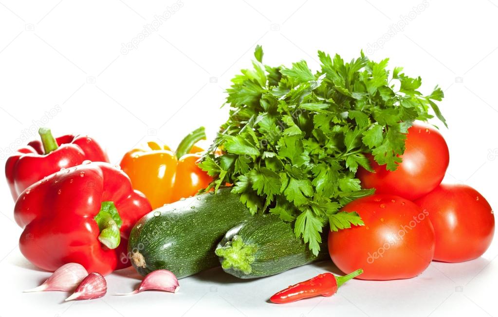 Fresh summer vegetables