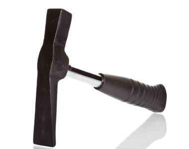 Arka plan üzerinde izole çekiç