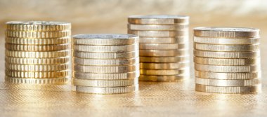 Yığılmış paralar arka plan