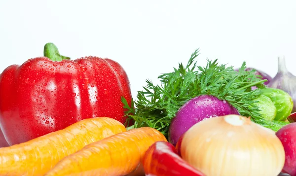 Summer vegetables assortment — Stock Photo, Image