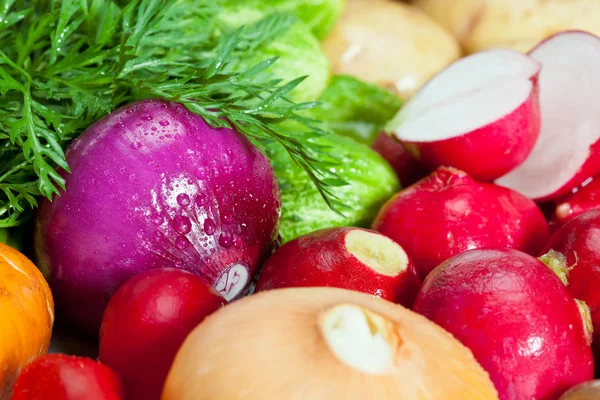 Fresh summer vegetables — Stock Photo, Image