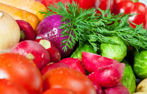 Сырые свежие овощи — стоковое фото