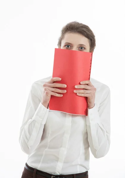 Young woman are shocked — Stock Photo, Image